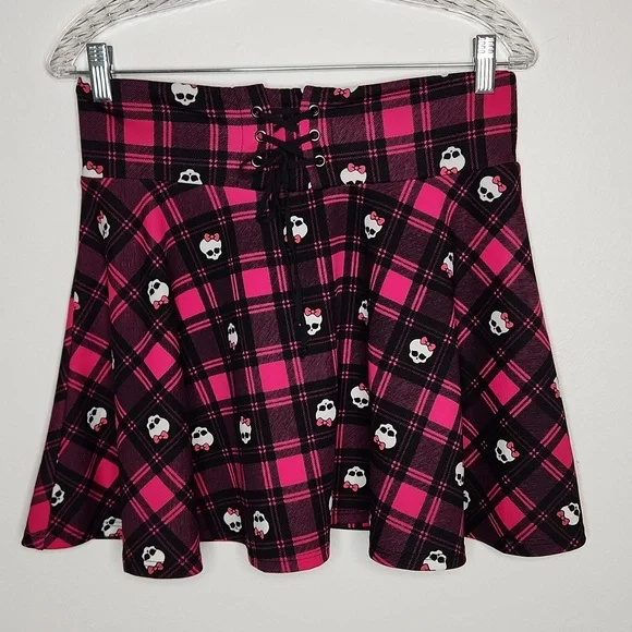 Hot Topic Monster High Uniform GothicSkull Skirt - Picture 5 of 8